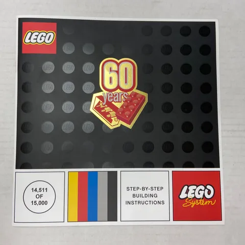 LEGO 60 Years Anniversary 14511/15000 Building Instruction booklet exclusive