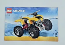 LEGO Creator 3in1 Turbo Quad 31022 Instructions Manual Volume 1 Only 2014