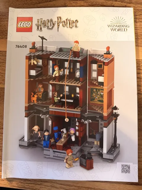 Lego 12 Grimmauld Place Instruction Manual for 76408 (manual only)