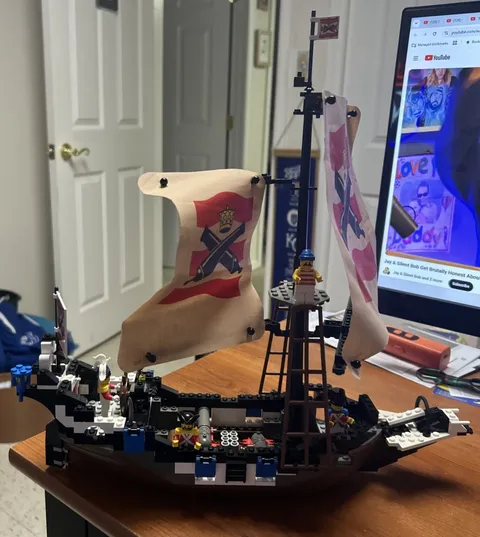 Lego 6271 Pirates Imperial Flagship Ship Boat Set In Box Incomplete 1992 READ