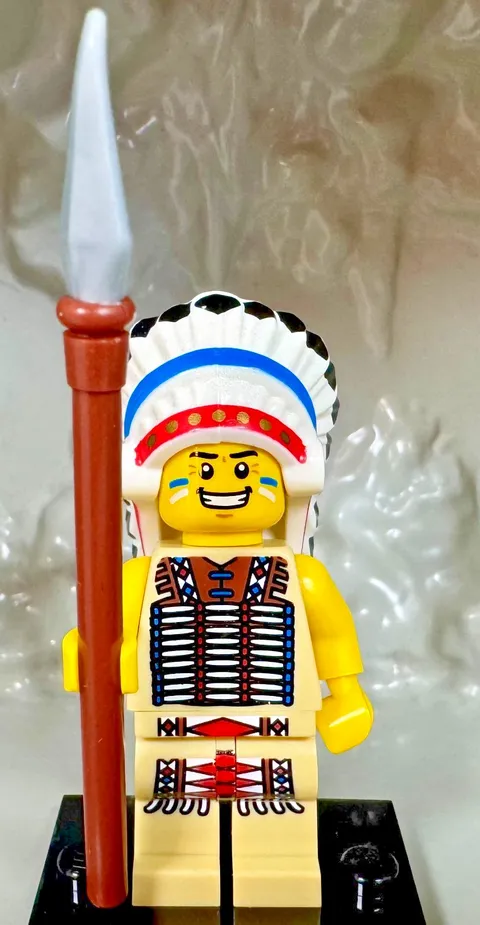 LEGO (8803) CMF Series 3 Tribal Chief Minifigure col03-3 Complete New Native