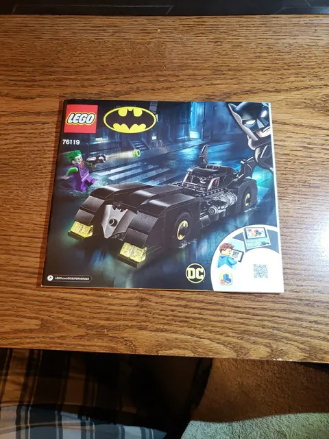 LEGO 76119 BATMAN "Batmobile: Pursuit of The Joker" Manual only instructions