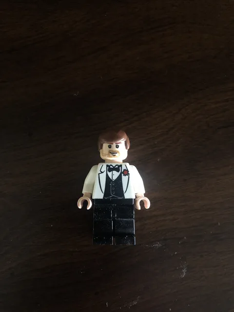 Lego Indiana Jones Temple of Doom Minifigure White Tuxedo Jacket