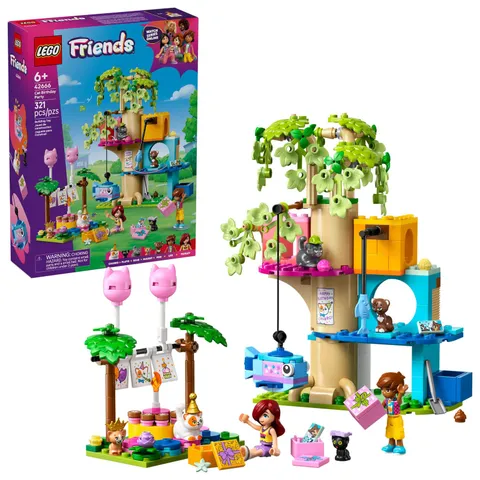 LEGO Friends Tree House Building Toy - Pretend 7.52x10.315x2.402, Multicolor