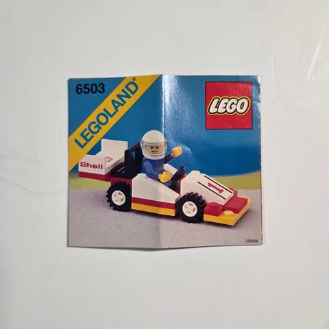 LEGO Instructions 6503 Sprint Racer Town Legoland Vintage 1988 Manual Booklet