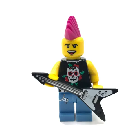 LEGO Punk Rocker CMF 8804 Series 4 minifigure guitar music
