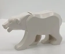 Lego White Polar Bear x206c01 Artic Animal vintage