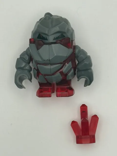 LEGO Power Miners Meltrox Trans-Red Rock Monster Minifigure Pm003