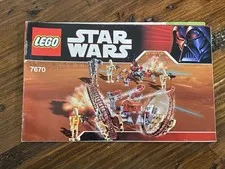 Lego Star Wars HAILFIRE DROID & SPIDER DROID 7670 *INSTRUCTIONS ONLY*