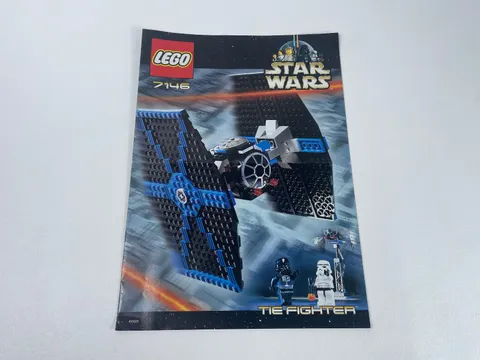 LEGO Star Wars Tie Fighter 7146 Instructions Manual Booklet Only Great Cond