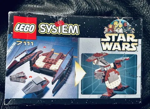 Vintage 1999 Sealed LEGO System 7111 Star Wars Droid Fighter 62 Pieces Complete!
