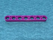 LEGO PART 32065 TECHNIC THIN LIFTARM 1X7 BEAM MAGENTA