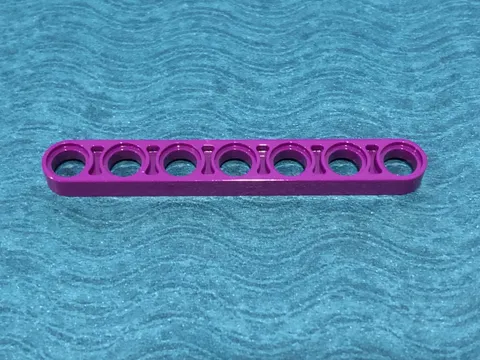 LEGO PART 32065 TECHNIC THIN LIFTARM 1X7 BEAM MAGENTA