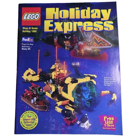 LEGO 1995 Shop At Home Holiday Express Gift Catalog Vintage Magazine Aquazone