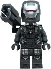 LEGO War Machine - Pearl Dark Gray and Silver Armor with Neck Bracket, In sh1092