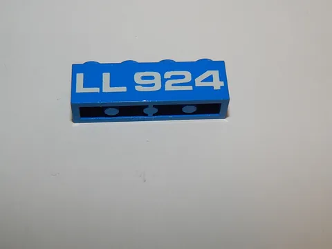 Vintage Early Space Lego LL924 Blue & White Piece