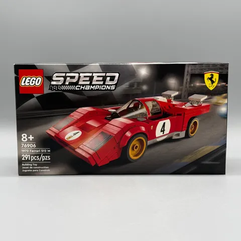 Lego Speed Champions #76906 1970 Ferrari 512 M Retired Brand New Factory Sealed