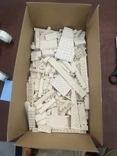 Bulk Lego White 11x6x6