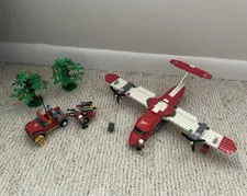 LEGO City Fire Plane 4209 Fire Subtheme Complete Set 522 pcs 2006 No Box 6-12