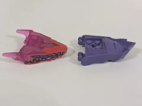 Lego 71832 Ninjago Thunderfang Dragon's upper and lower jaw/ head Dragons Rising