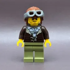 LEGO Minifigure Crook cty0879 City Mountain Police 60174 Aviator