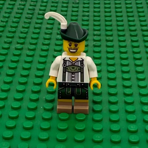 Lego Lederhosen Guy Minifigure Collectible Series 8 CMF Complete