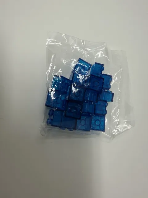 LEGO 3003 New Trans Blue 2x2 Building Bricks Blocks Parts & Pieces Lot Of 20