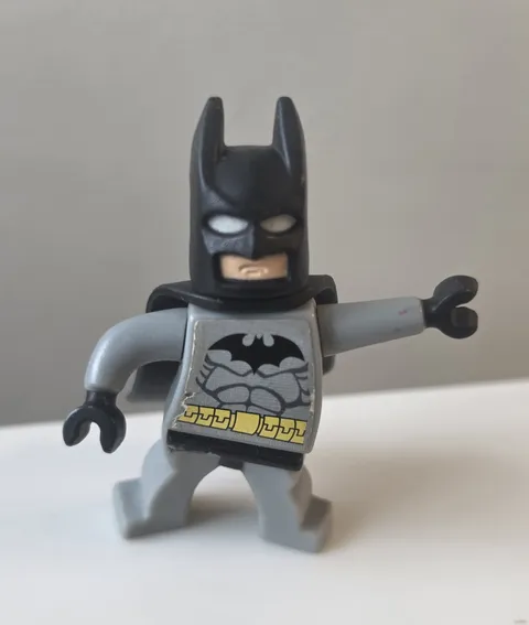 McDonalds Happy Meal LEGO Batman Grey Suit 3 Inch Figure 2008 Collectible 