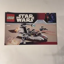 LEGO 7668 Star Wars Rebel Scout Speeder 4 Troopers INSTRUCTIONS ONLY