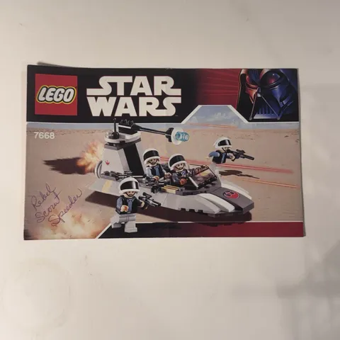 LEGO 7668 Star Wars Rebel Scout Speeder 4 Troopers INSTRUCTIONS ONLY