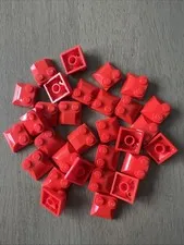 LEGO 47457 Red Slope, Curved 2 x 2 x 2/3 with 2 Studs and Curved Sides 30 Pieces