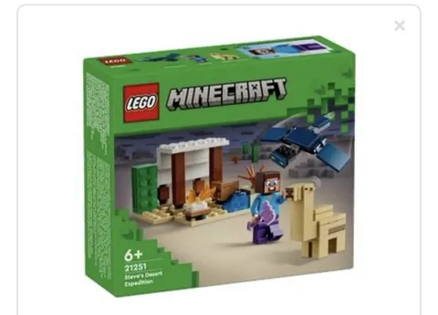 LEGO Minecraft: Steve's Desert Expedition (21251) New Damaged Box (Sealed Bags)
