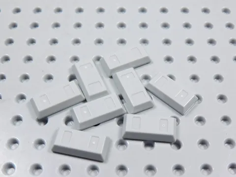 LEGO Lot of 8 Light Bluish Gray Ingot Treasure Bars Accessory Minifig BI