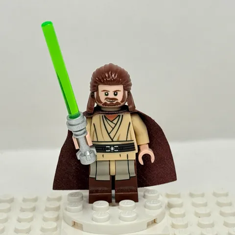 LEGO Minifigure Star Wars QUI GON JINN Printed Legs sw0593 75058 MTT 2014
