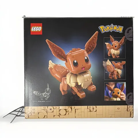 LEGO Pokémon Eevee 72151 Building Set 587 Pieces Build Together Ages 18+