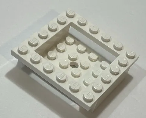 LEGO® 4597 Cockpit 6 x 6 x 1 1/3 Cabin Base WHITE Quantity of ONE Piece