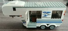Lego Caravan, from City set 60182, near complete, with Manuals.