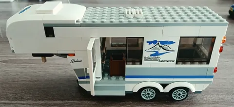 Lego Caravan, from City set 60182, near complete, with Manuals.