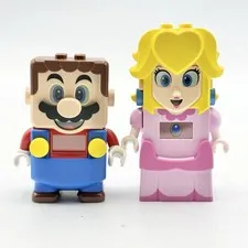 LEGO® Super Mario & Princess Peach Interactive Figures Lot Of 2