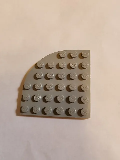 LEGO Plate Light Gray 6x6 w/ Round Corner 