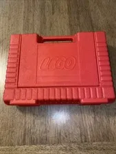 Vintage 1985 LEGO - Red Hard Plastic - Portable Carrying Storage Case Box