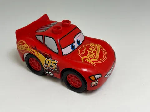 LEGO Duplo Disney Pixar Cars Lightning McQueen #95 Rust-eze Red 2012 Race Car