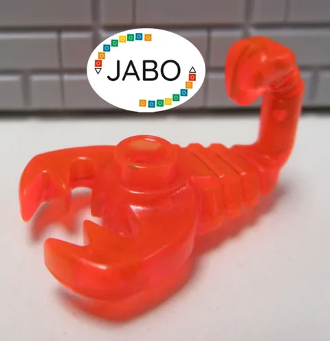 (E14 / 8 / 3) Lego Animal 30169 Scorpion Scorpion trans neon orange
