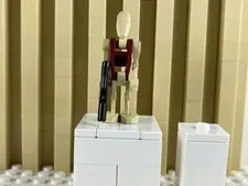 Lego Figurine Droid Beige Dark Red Star Wars Security Arms Straight sw0096