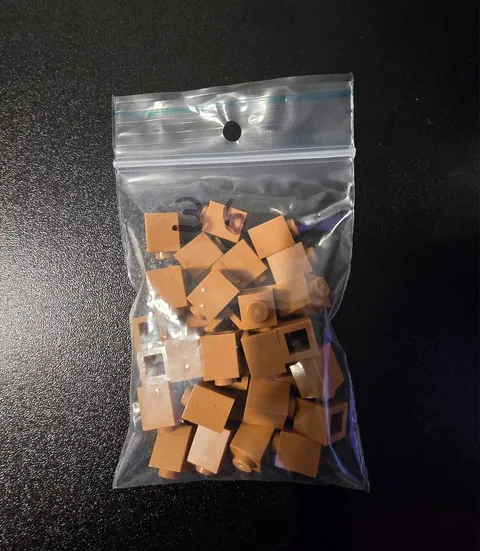 Lego 1x1 Brick Lot of 36 MEDIUM NOUGAT Part No. 3005