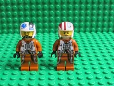 Lot 2 LEGO Star Wars Resistance X-wing Pilot Minifigs 75102 75125 Snap Wexley T6