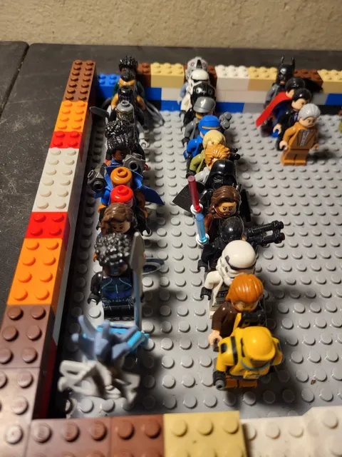 LEGO Minifigure Lot Bundle Mixed Characters Batman Stormtrooper Plastic