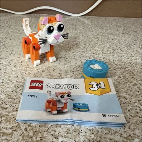 LEGO Creator 3in1 Cat 30714 Polybag 63pcs Complete w/ Instructions