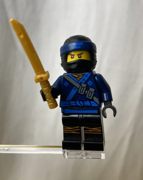Lego Minifigure Jay - The LEGO Ninjago Movie njo0313 Rare 2017 w/ Sword 70620 