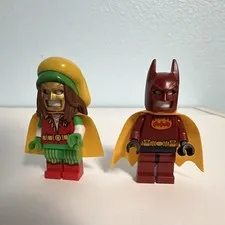 LEGO Batman, Firestarter Batsuit and reggae man batsuit Minifigures 70923